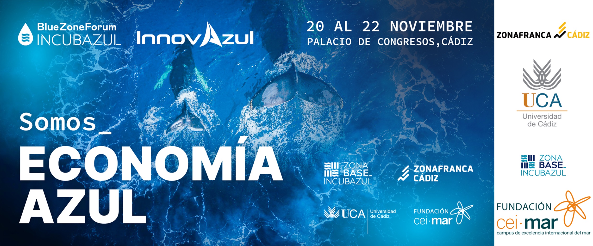Gracias por vuestro interés en formar parte de Blue Zone Forum – Innovazul 2024. Más de 1.500 personas se sumergieron en la Economía Azul los días 20, 21 y 22 de noviembre de 2024 en Cádiz.